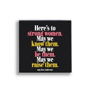 3/$15 🌸 Enamel Pin Here’s To Strong Women Quotable Pins Amy Rees Anderson